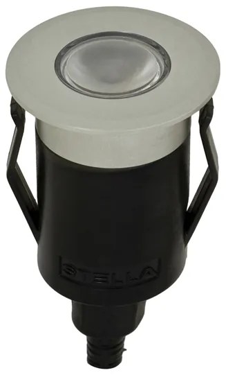 Balizador Led Embutir Aluminio 1W 3000K Ip67 Way Up - PRATA