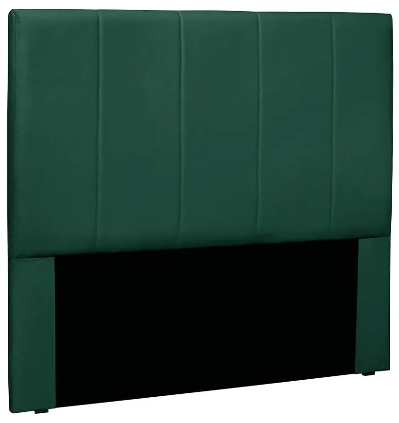 Cabeceira Cama Box Solteiro 90 cm Arizona Veludo S04 - D'Rossi - Verde