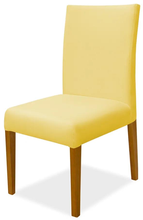 Cadeira de Jantar Milan Veludo Amarelo
