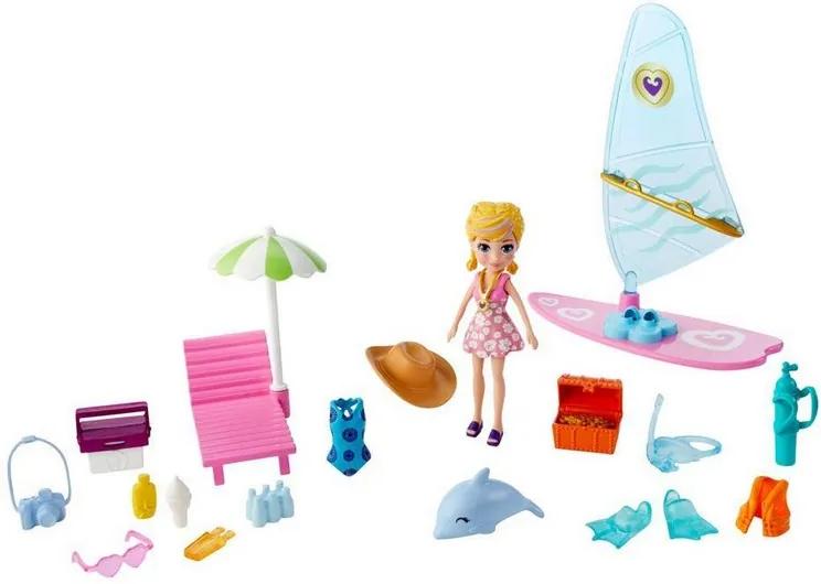Polly Pocket - Aventura Na Praia - Polly - Mattel