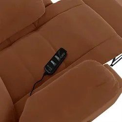 Poltrona do Papai Reclinável Pietra Power Touch Massagem FH9 Veludo Te