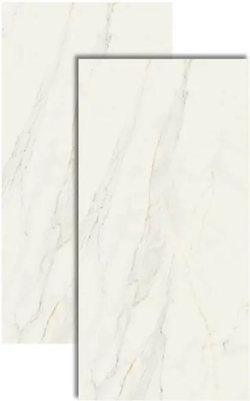 Porcelanato Marmo Calacata Bianco HD Retificado 53x106cm - Biancogres - Biancogres