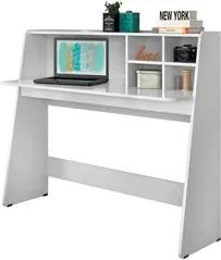 Mesa para Computador Notebook Escrivaninha Idealle C05 Branco - Mpozen
