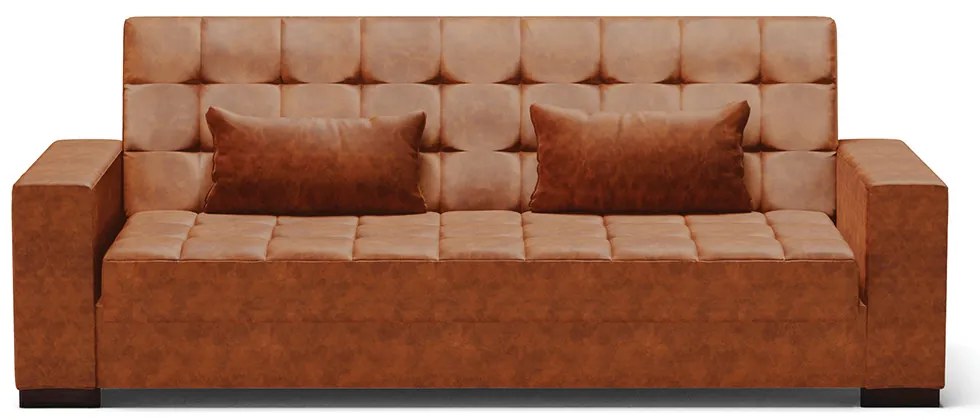 Sofá Cama Casal 3 Lugares 210cm Lisboa Corano  D03 - D'Rossi - Nozes