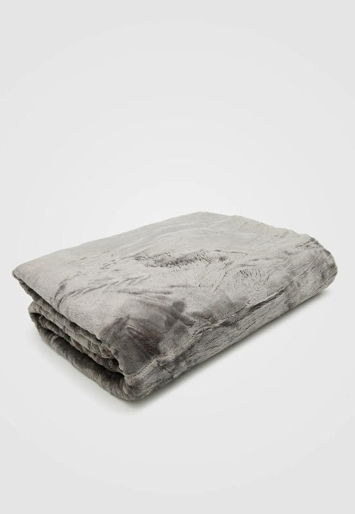 Cobertor Solteiro Kacyumara Blanket Cinza