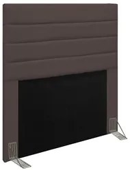 Cabeceira Cama Box Solteiro 90cm Rubi W01 Corano Marrom - Mpozenato