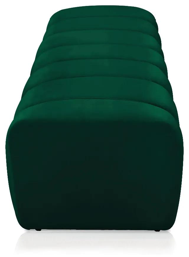 Calçadeira Olivia 90 cm Veludo Verde Esmeralda - D'Rossi