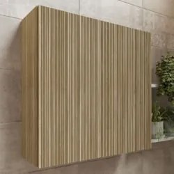 Armário de Cozinha Aéreo 2 Portas 80cm Minsk Freijó Z06 - Mpozenato