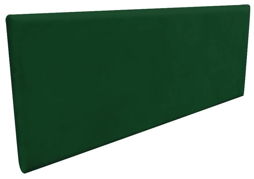 Cabeceira Painel Clean para Cama Box Solteiro 90 cm Suede- D'Rossi - Verde