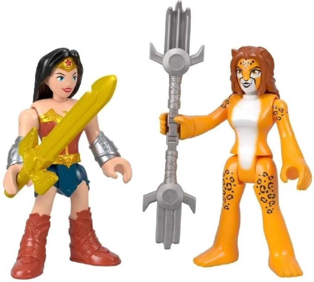 Imaginext DC SuperFriends Mulher Maravilha e Cheetah- Mattel