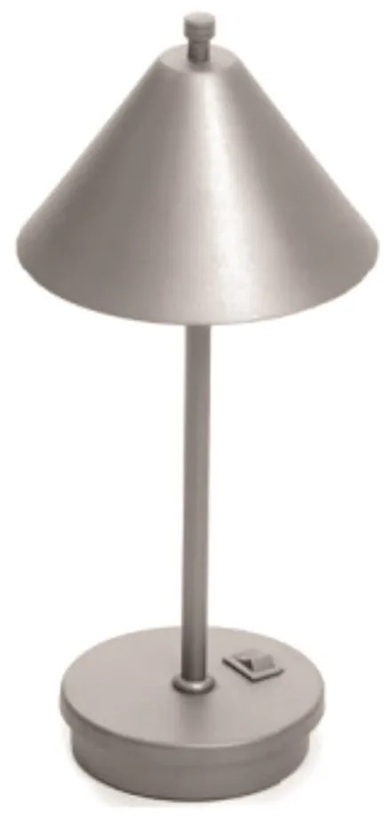 Abajur Freedon Cúpula Conica Indireta Ø15,5X29Cm 1Xled 0,5W 3000K - Ol... (ROSE FOSCO, 110V)