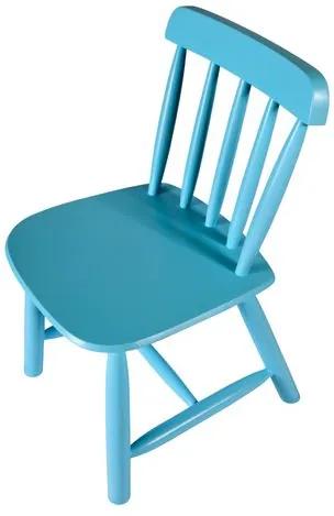 Cadeira Infantil em Madeira - Azul Bebê