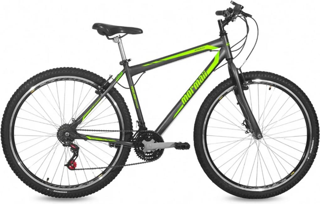 Bicicleta Mormaii Jaws Aro 29 Cinza/Verde