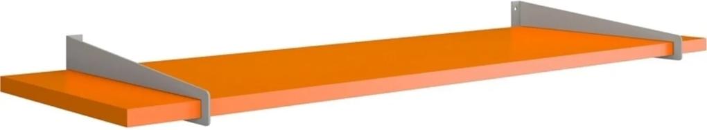 Prateleira de Madeira Home Art Laranja Forma 60cm
