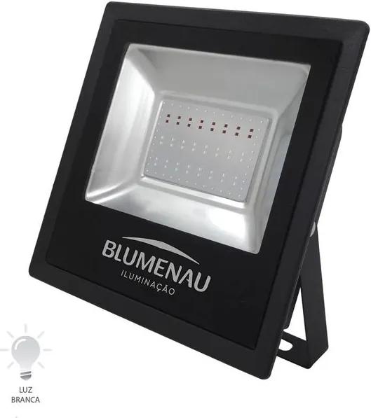 Refletor LED Slim 50W Bivolt Branco Frio 6000K - 74506000 - Blumenau - Blumenau