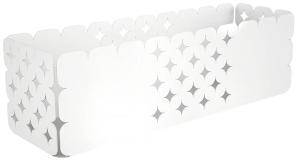 Organizador Tramontina Branco em Aço Inox Desenhos Vazados 25 x 7 cm -  Tramontina