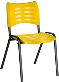 Cadeira Fixa para Escritório Amarelo