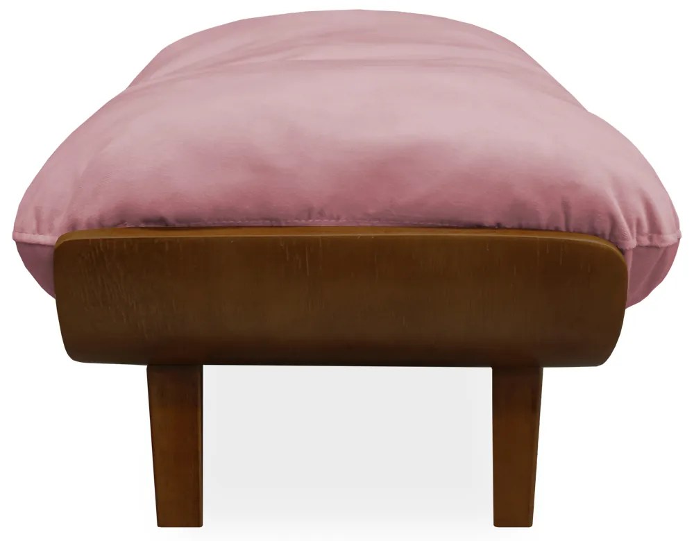 Cama Pet Costela para Cães e Gatos Almofadada Suede Rose