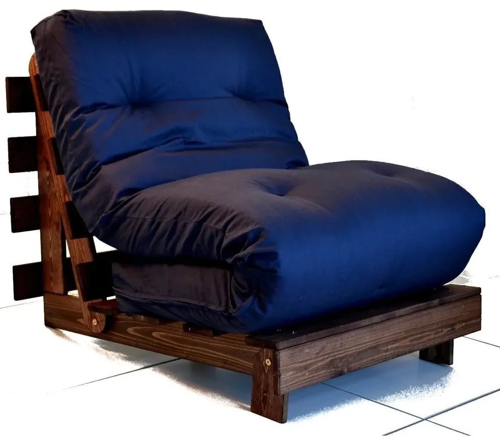 Colchonete Futon Dobravel Enrolavel 120X40X13Cm Orthovida (Preto)