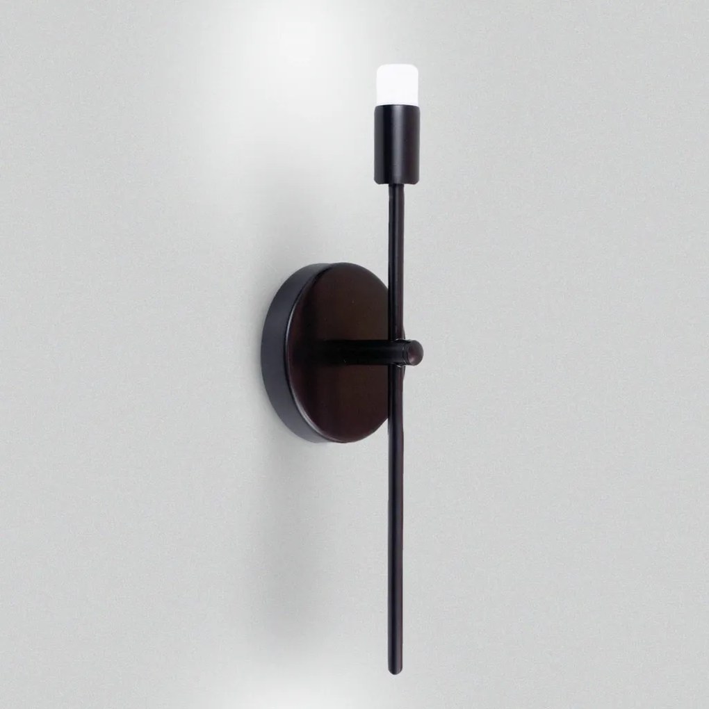Arandela Cross Simples 37,7X11X7,3Cm Led 5W - Usina 19743/1 (CP-M - Champanhe Metálico, 3000k, 110v)