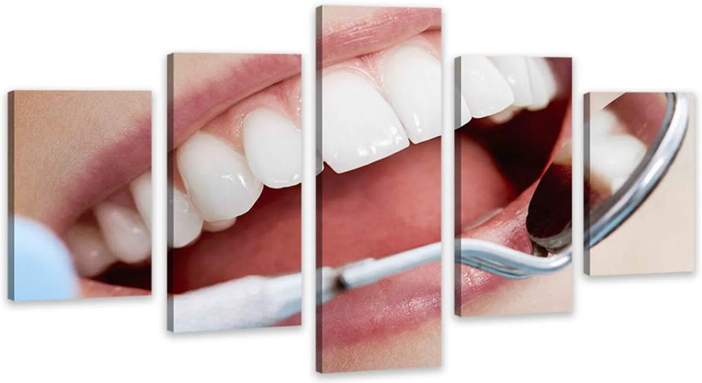 Quadro 75x125cm Oppen House Decorativo Interiores Odontológico Sorriso Dentistas