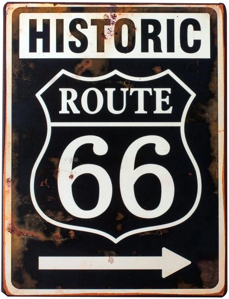 Placa Decorativa Historic Route 66