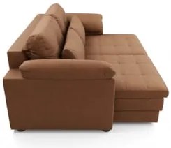 Sofá Retrátil 2 Lugares Para Sala 175cm Dijon Couro Mel S07 - Mpozenat