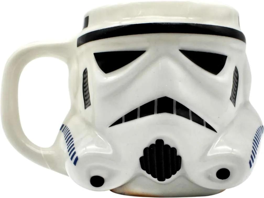 Caneca 3D Formato Stormtrooper Star Wars 500 ml