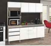 Cozinha Compacta B112 Fendi Branco Briz