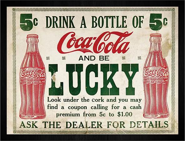 Quadro Coca Lucky