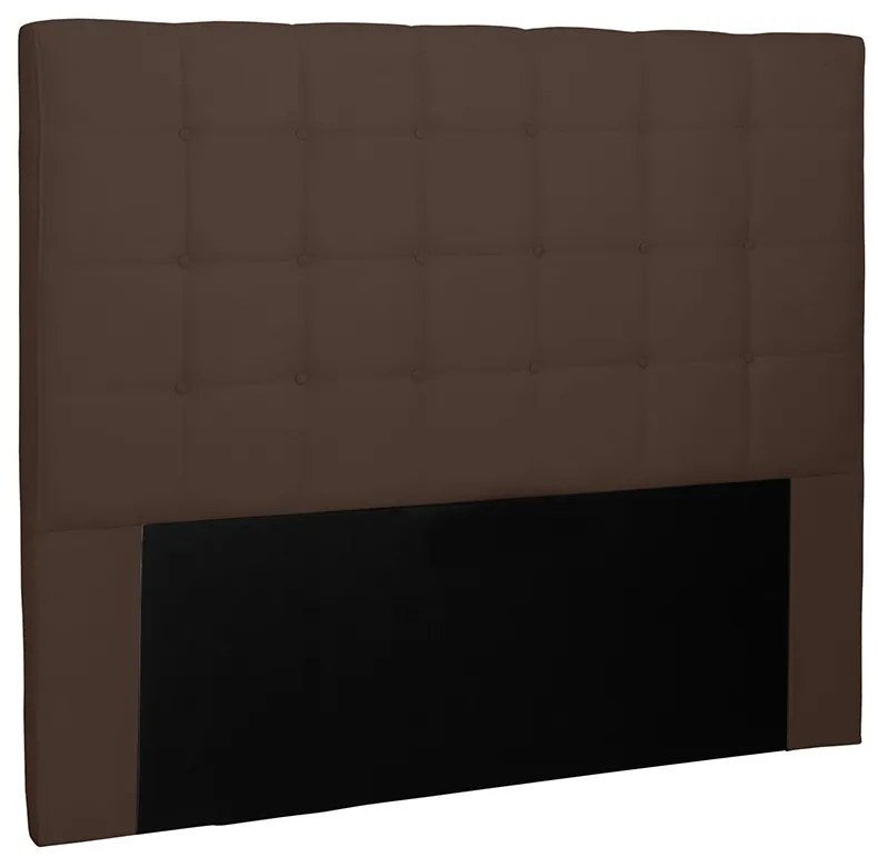 Cabeceira Verona Para Cama Box King 195 cm Suede - D'Rossi - Café