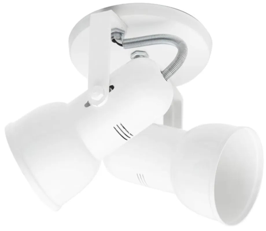 Spot B2 Simples Copinho Para 2x E27 Led Bulbo Branco - Bivolt