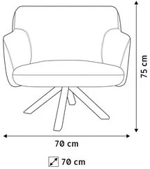 Poltrona Decorativa Giratória Base Giromad Madeira Jade Veludo C-278 M