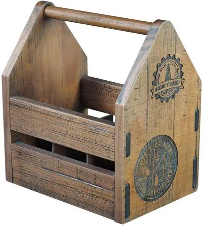 Beer Box em Madeira cor Driftwood - 50321 Sun House