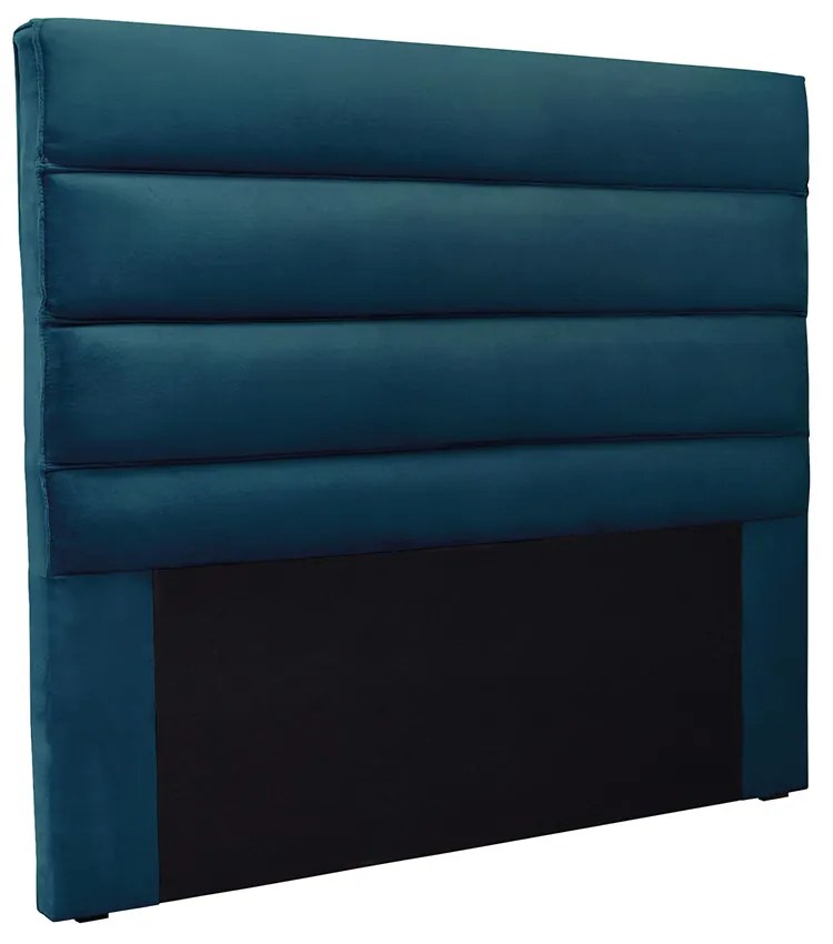 Cabeceira Cama Box King 195 cm Arles Veludo Azul Marinho S04 - D'Rossi