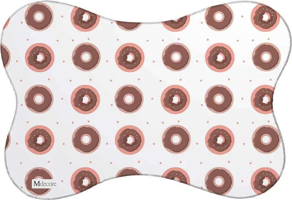 Tapete PET Mdecore Donuts Rosa46x33cm