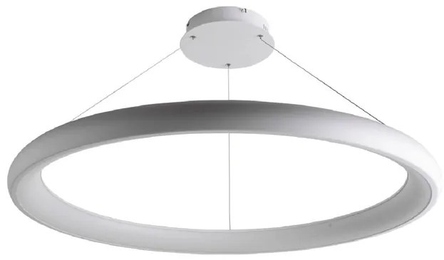 Pendente Led Metal Branco 72w 3000k Yamamura