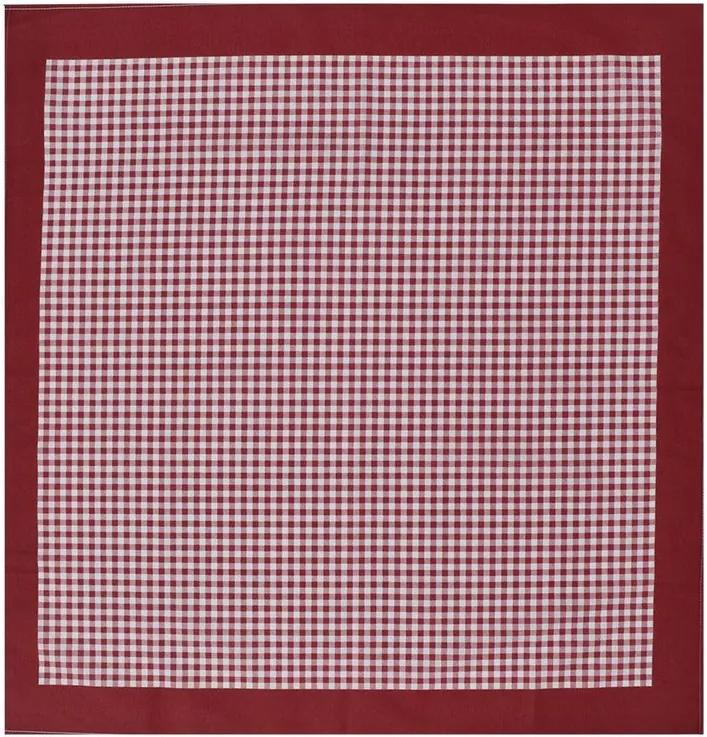 Toalha de Mesa Picnic Vermelho - 78 x 78 cm - Karsten