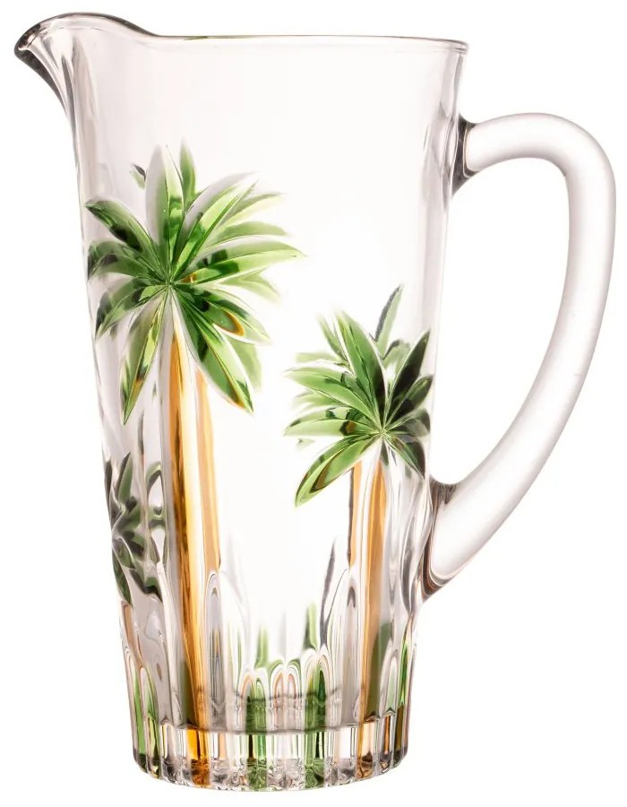 Jarra Cristal Palm Tree Handpaint 1,2 Litros 28150 Wolff