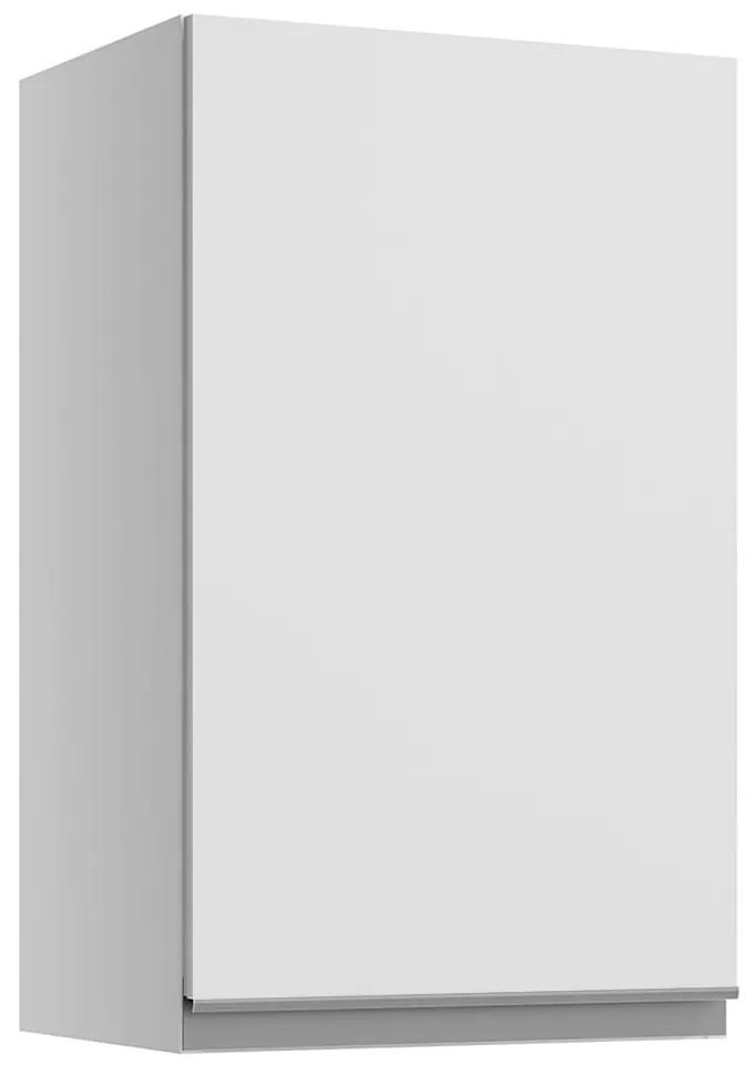 Armário Aéreo Madesa Glamy 40 cm 1 Porta Branco Cor:Branco