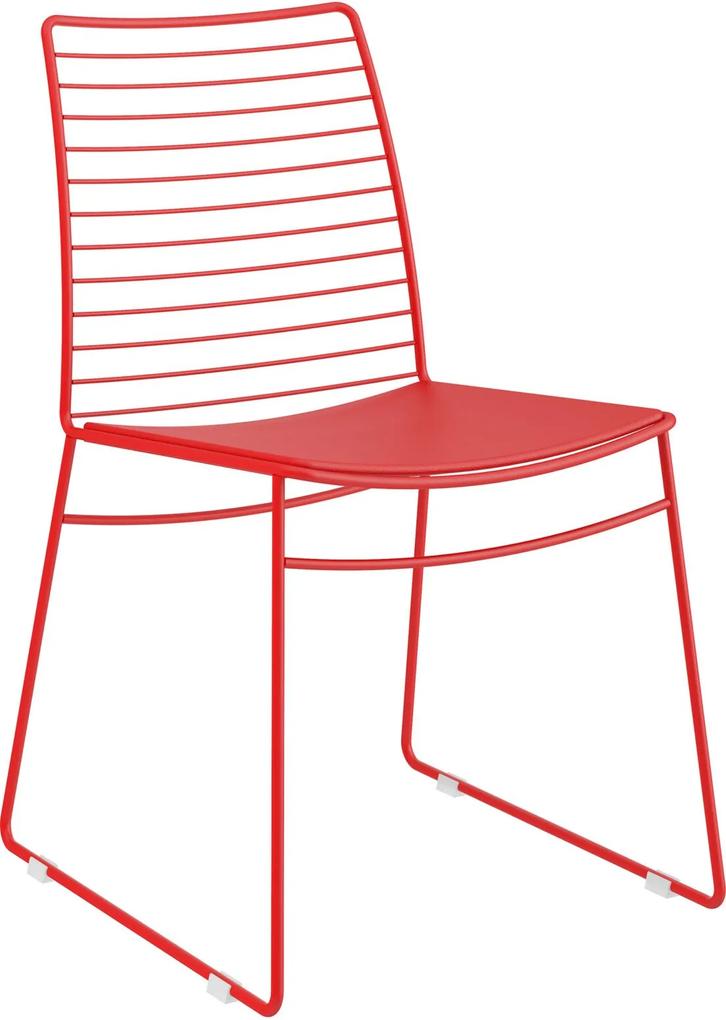 Kit 2 Cadeiras 1712 Couríssimo Móveis Carraro Vermelho