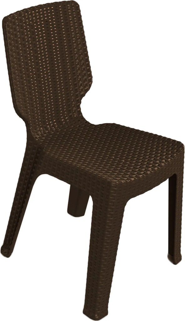 Cadeira para Área Externa Rattan II Marrom Ketter