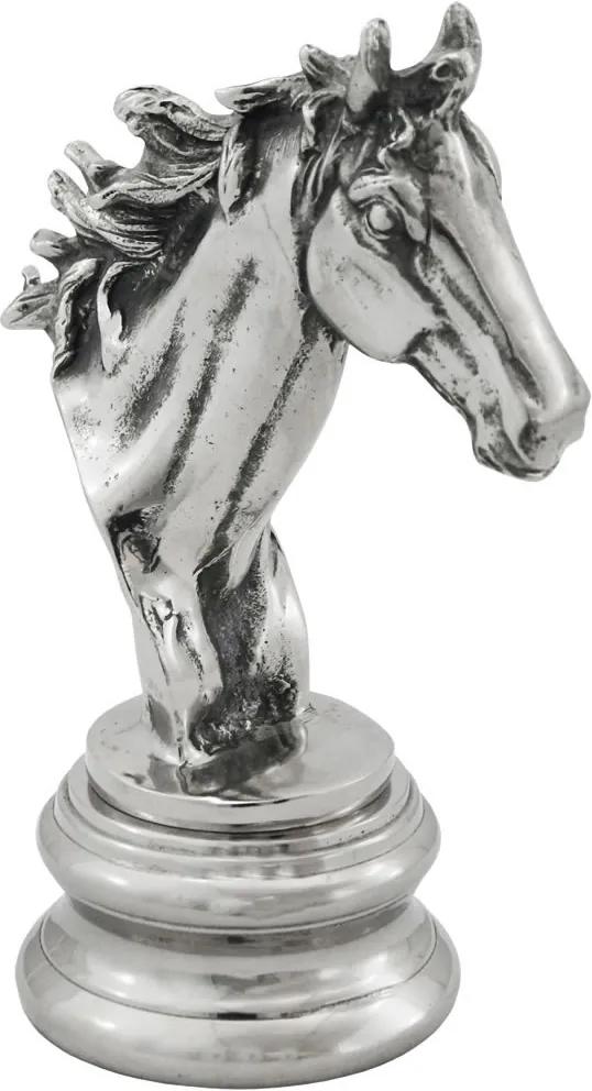 Escultura Decorativa Cavalo em Alumínio