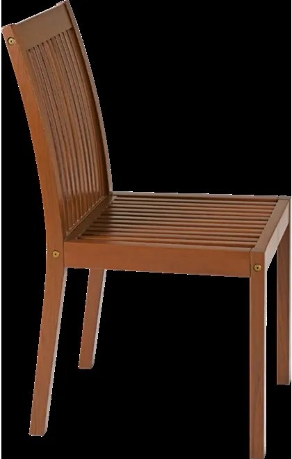 Cadeira Fixa de Madeira Jatobá Natural - Fitt Tramontina 10832072