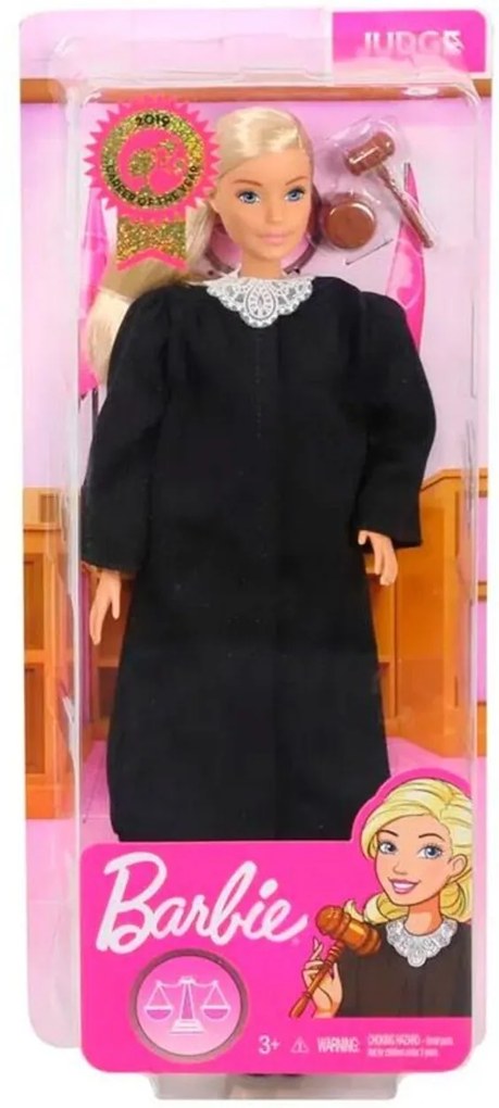 Boneca Barbie Profissões do Ano Juíza - Mattel