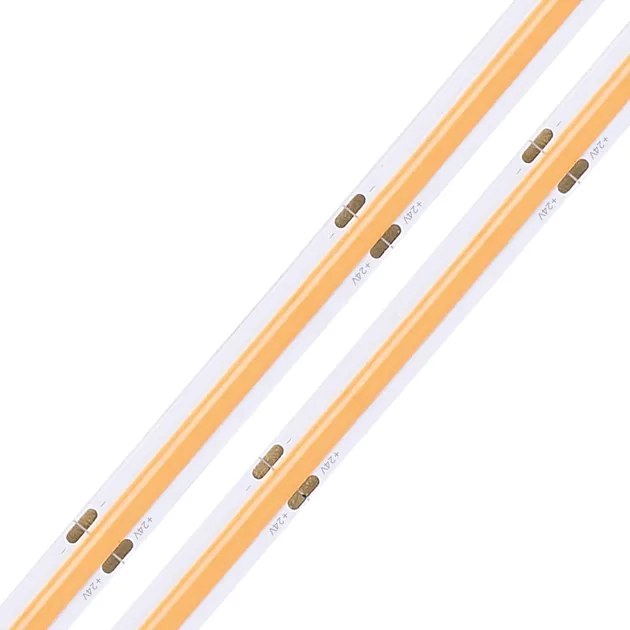 Fita De Led All Light 8W Por Metro 24V 5 Metros Irc90 - LED BRANCO QUENTE (3000K)