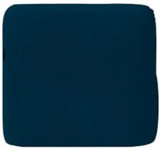 Poltrona para Sala de Estar Decorativa Quadrada Maggie Z08 Veludo Azul