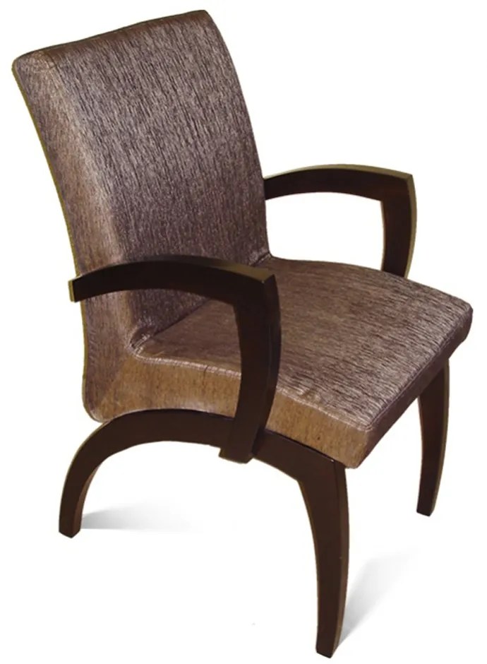Cadeira com Braço Anos 60 Madeira Maciça Design Retrô Peça Customizada