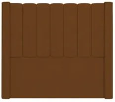 Cabeceira Casal Cama Box 140cm Claire Z04 Veludo Terracota - Mpozenato