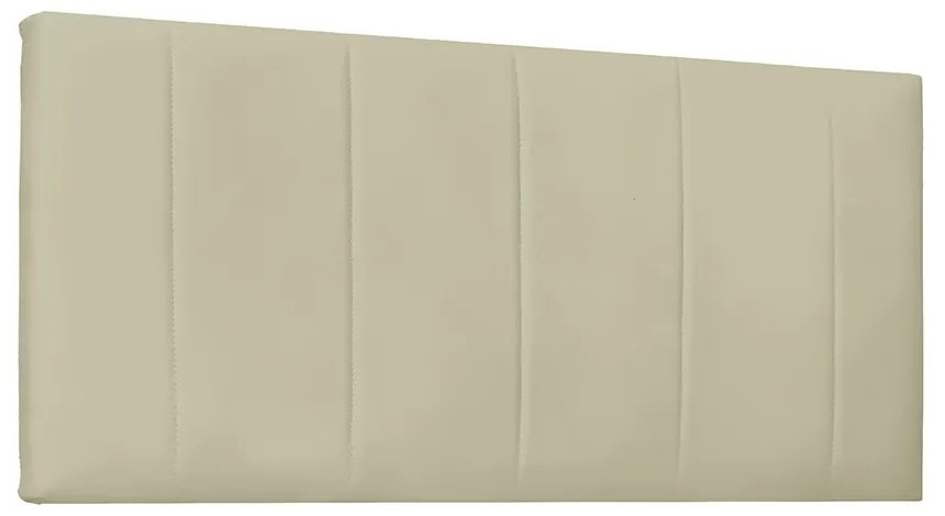 Cabeceira Painel Arizona Para Cama Box Casal 140 cm Corino - D'Rossi - Bege